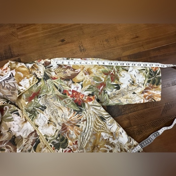 Womens Draper & Damon's Jacket Petite Medium Lightweight Tropical Print - Picture 8 of 9